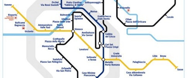 Sotterranea Map Viterbe