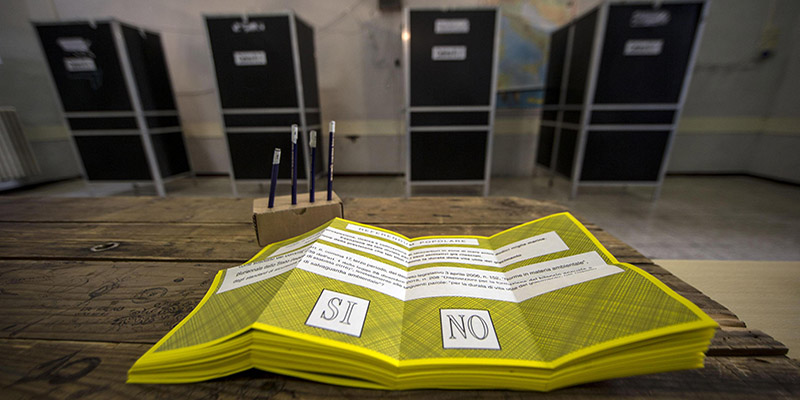 Referendum: Trivelle; aperti seggi elettorali, 47mln al voto