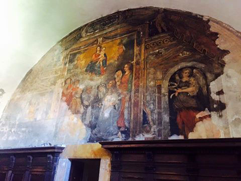 santa rosa affresco