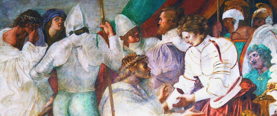 Affresco Cecco del Caravaggio Villa Lante