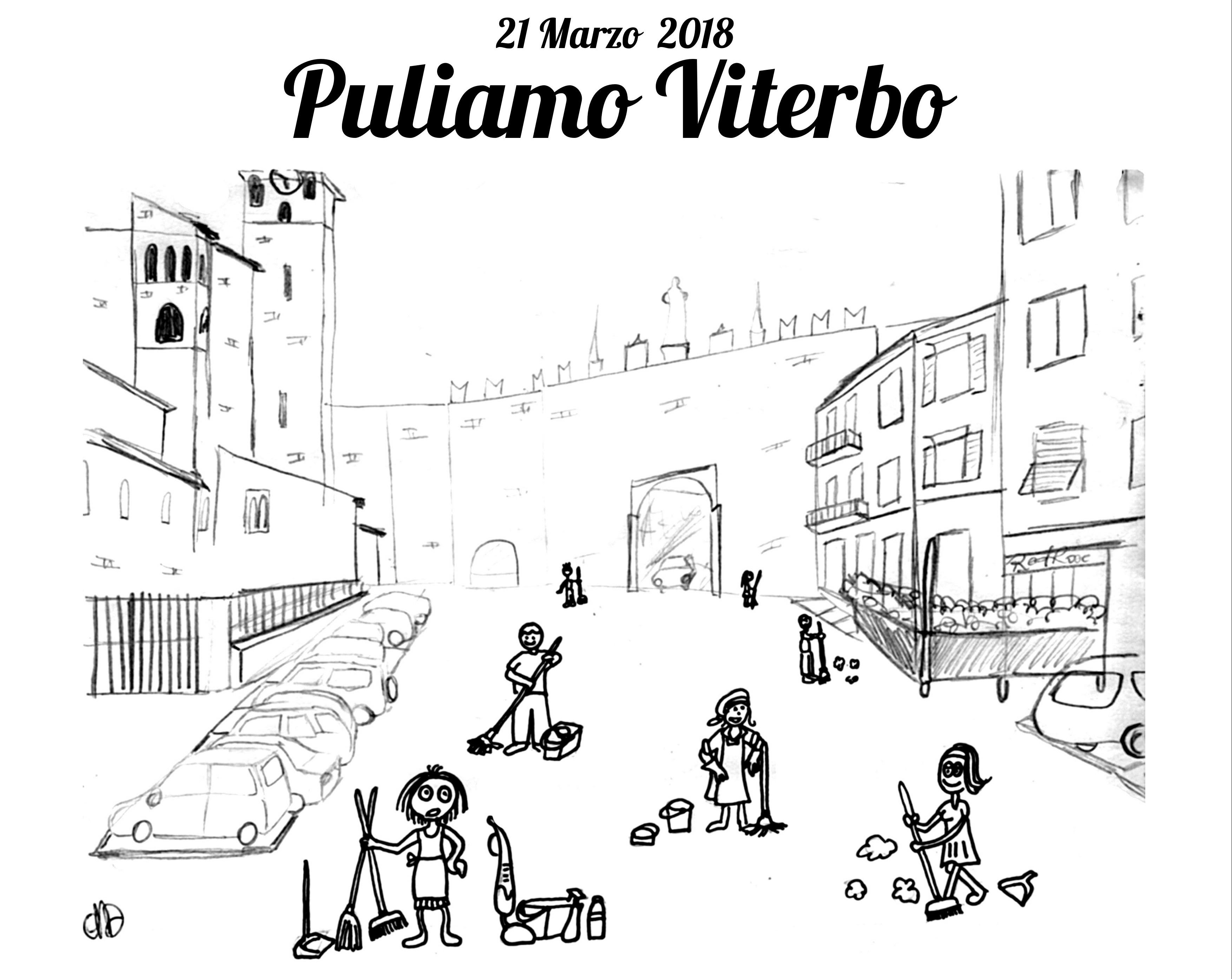 Puliamo Viterbo 21 Marzo 2018