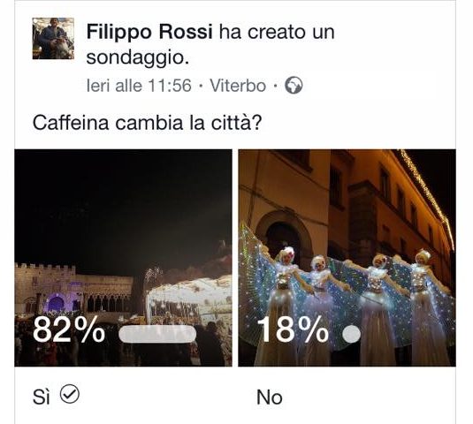sondaggio caffeina