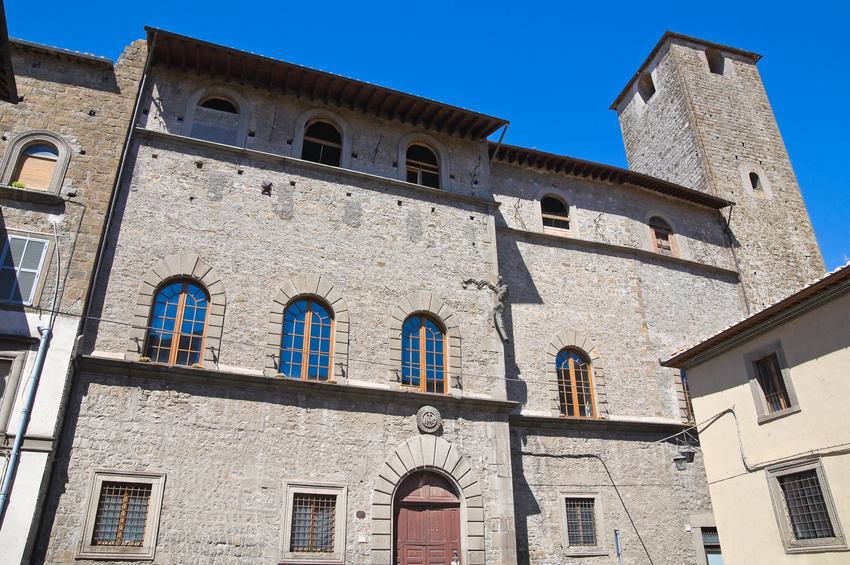 Chigi Palace. Viterbo. Lazio. Italy.