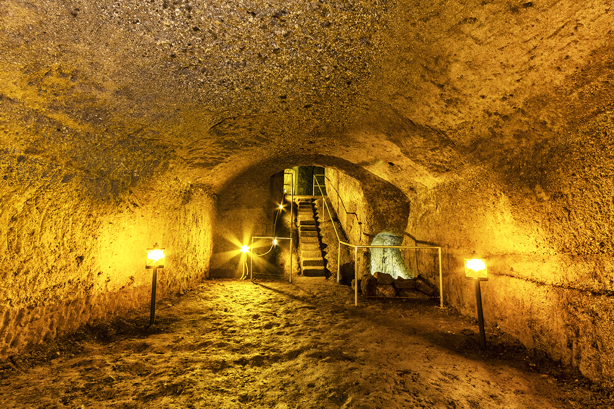 Viterbo Sotterranea, panoramica dell'antico luogo di culto