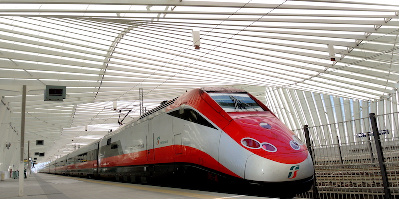 Reggio Emilia AV Mediopadana station for high speed trains