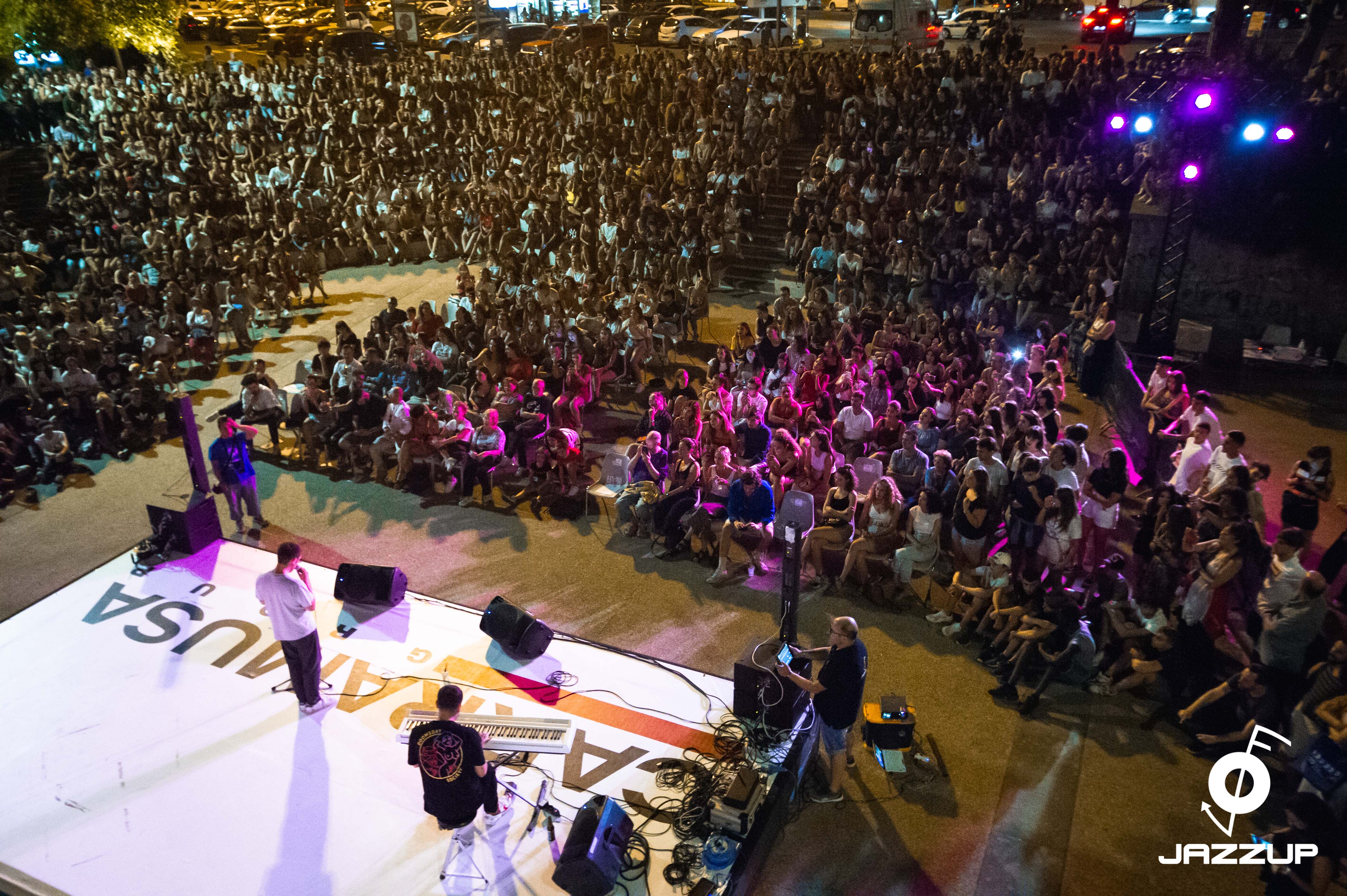 Il pubblico di JazzUp Festival per Gazzelle_