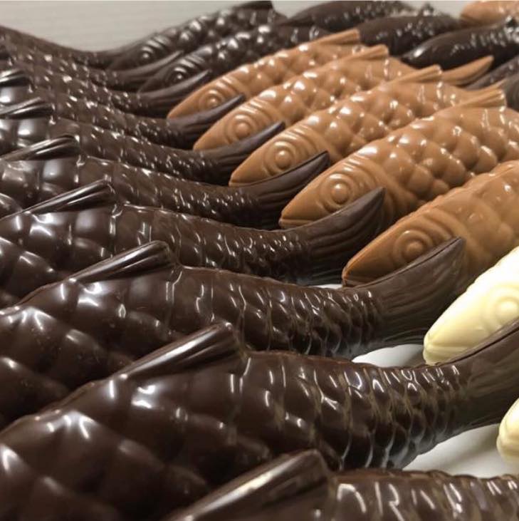 Pesci di cioccolata Pasticceria Polozzi