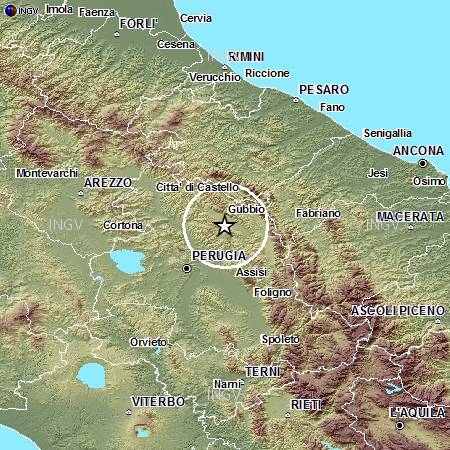terremoto perugia