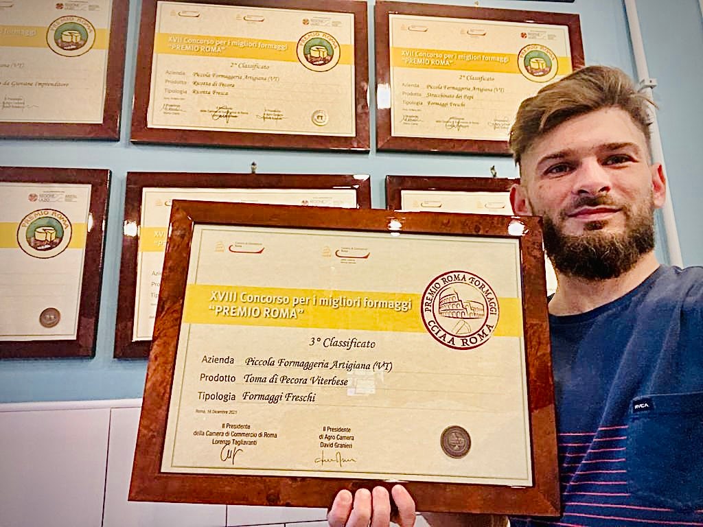 Marco Borgognoni della Piccola formaggeria artigiana