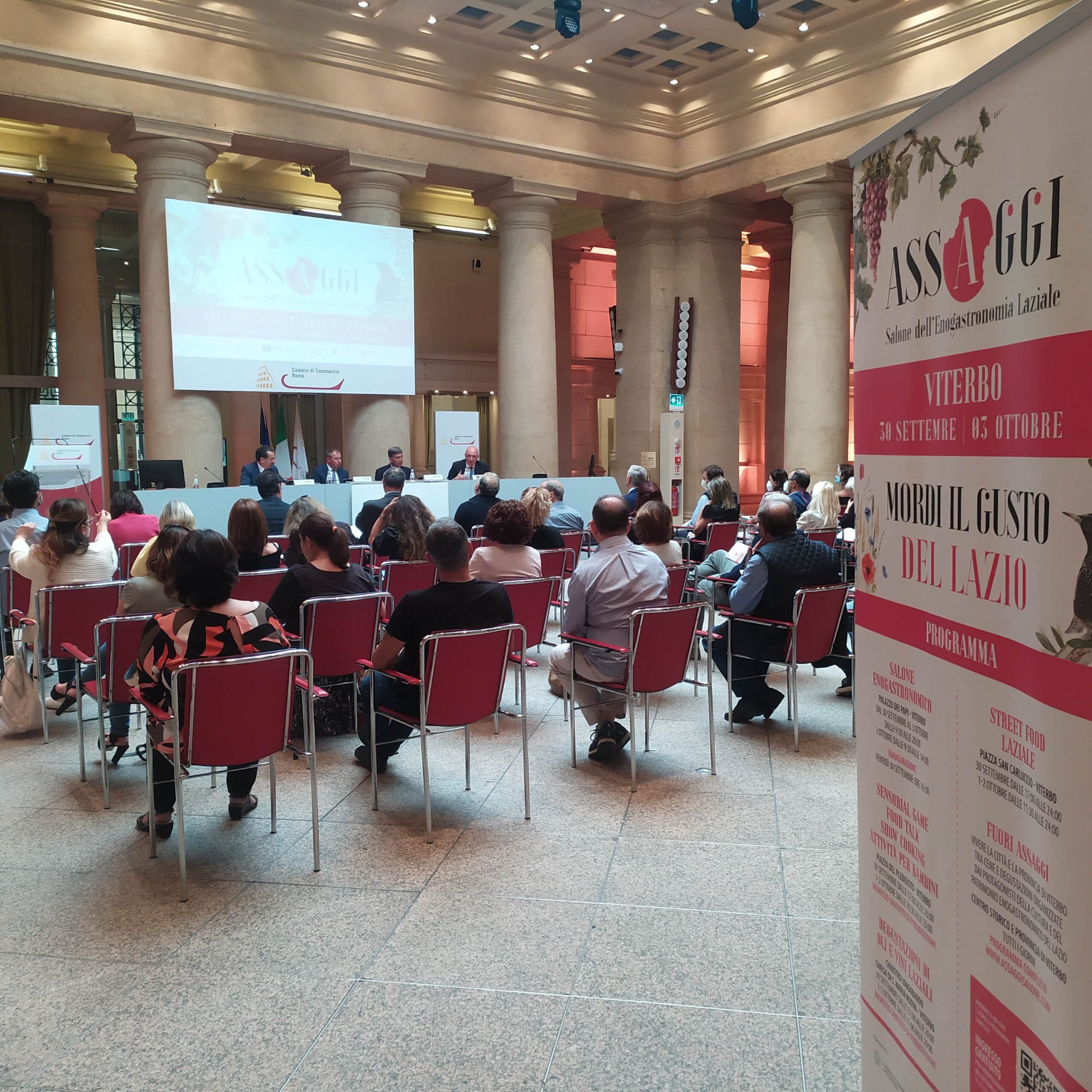 Foto presentazione manifestazione Assaggi a Roma