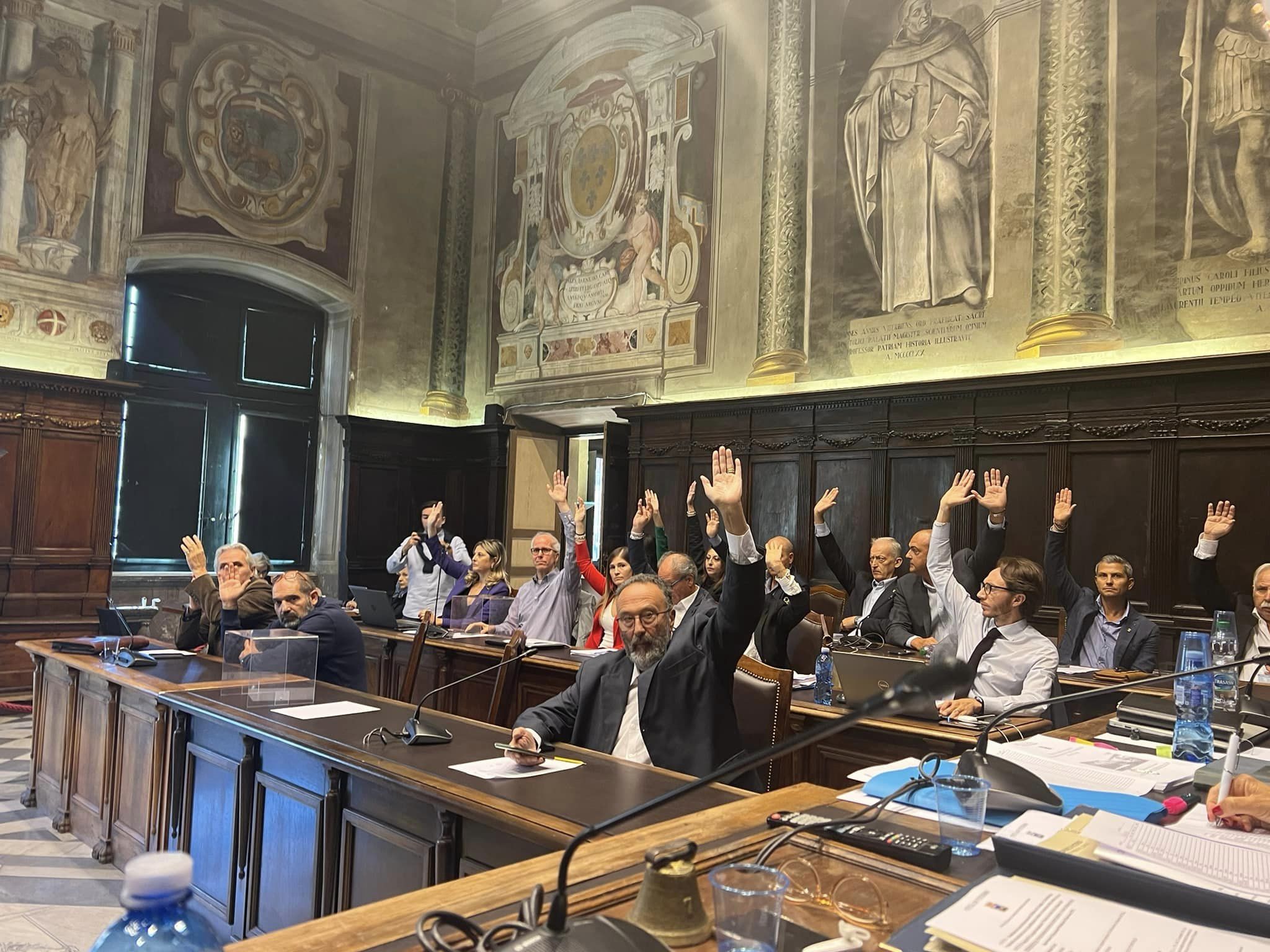 Foto consiglio comunale Viterbo