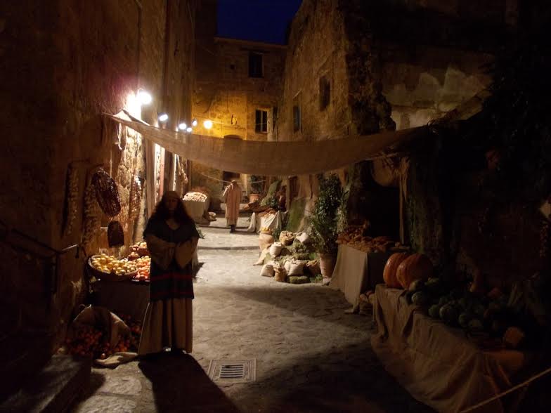 Foto presepe vivente di Civita di Bagnoregio