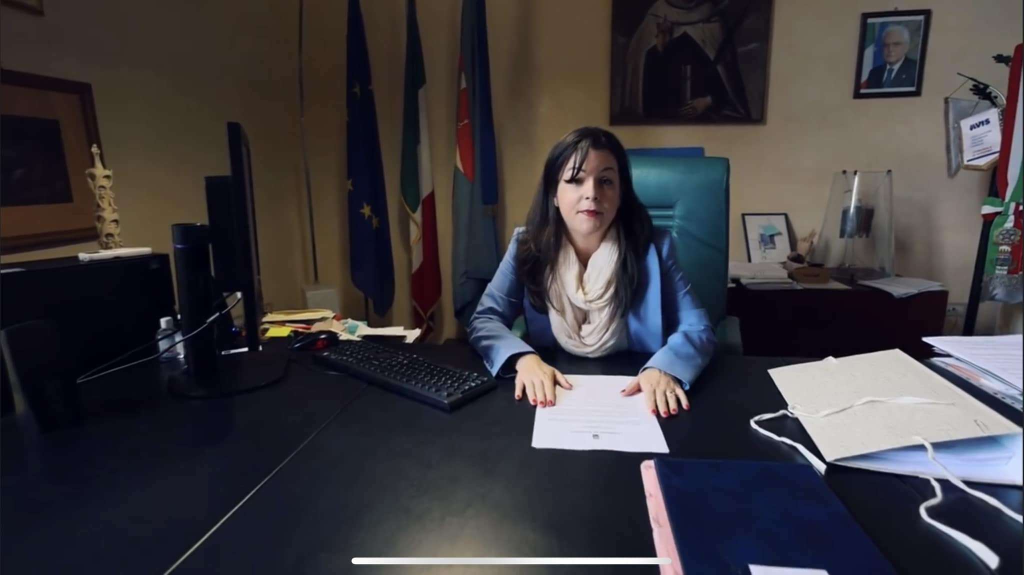 Foto sindaco di Viterbo Chiara Frontini