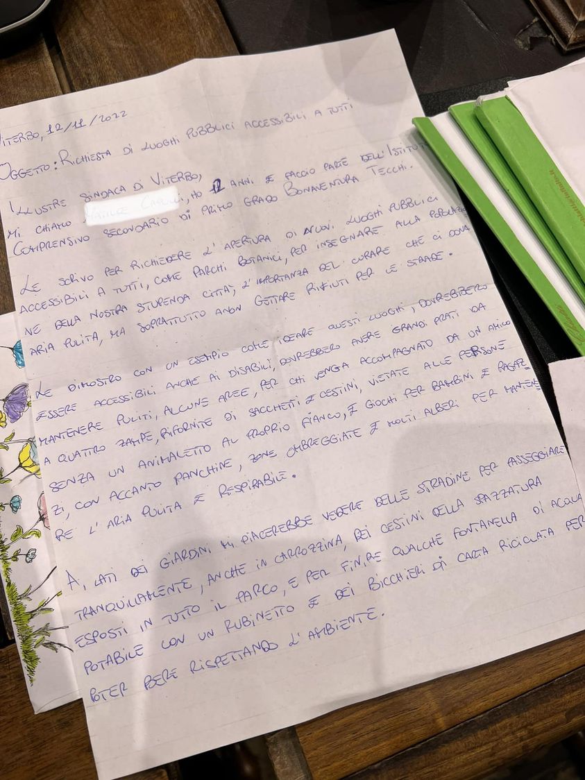 lettera bambini
