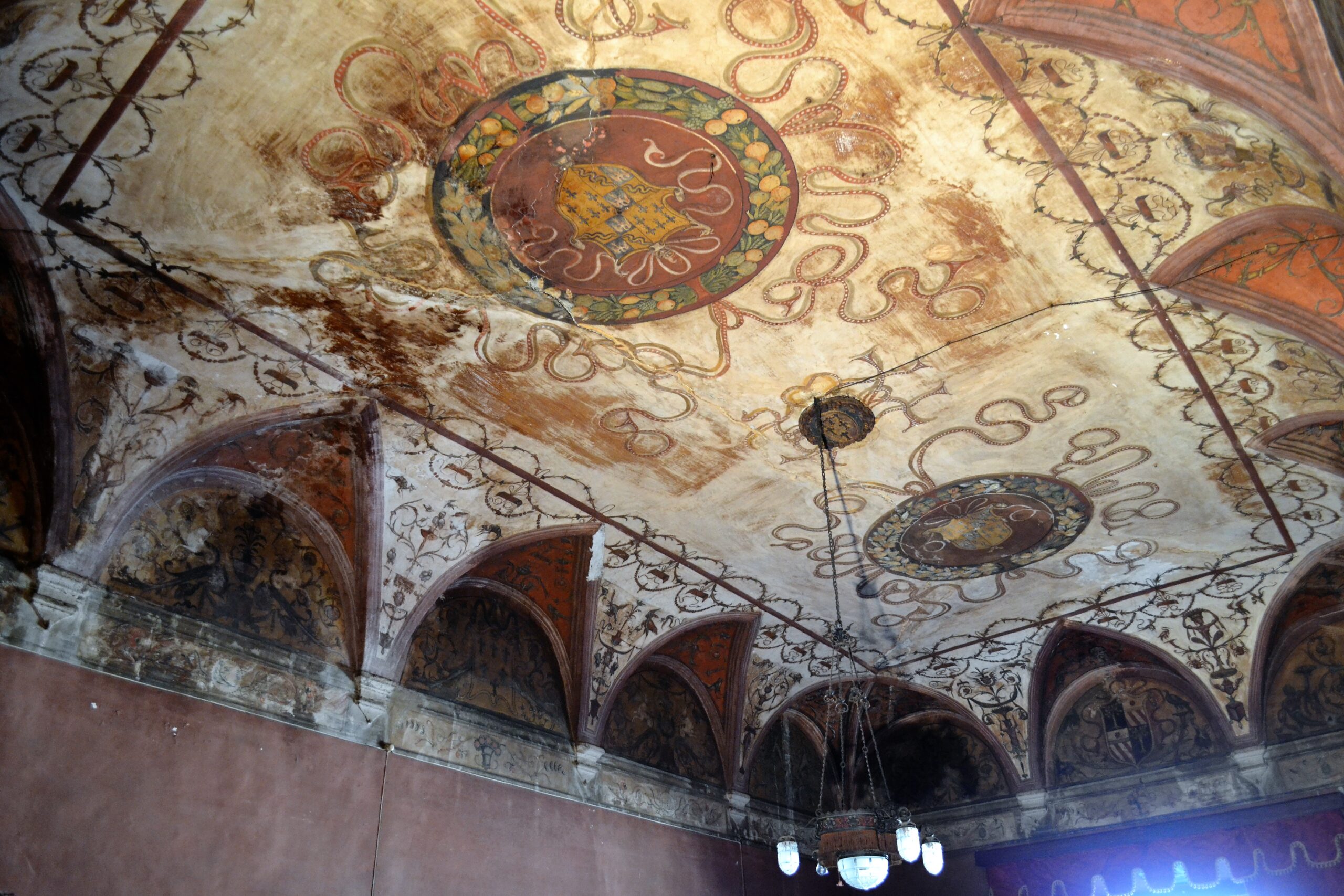 volta salone Castello di Carbognano