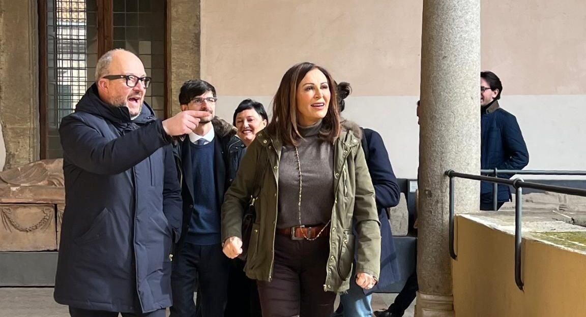 Daniela Santanché a Viterbo