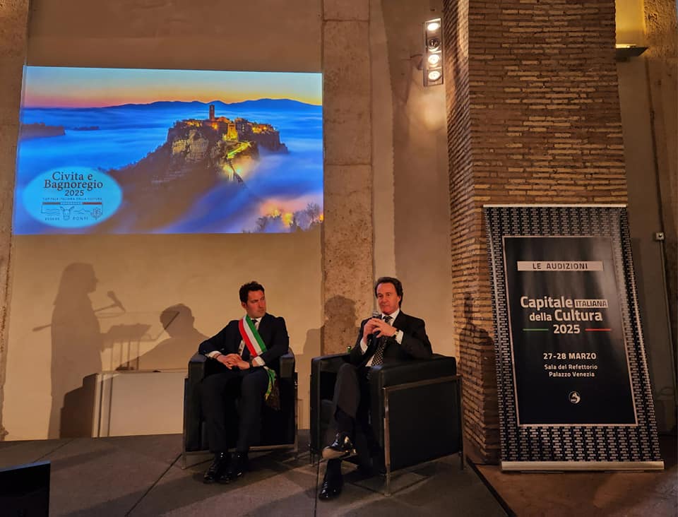 Foto Bagnoregio audizione Capitale Italiana della Cultura 2025