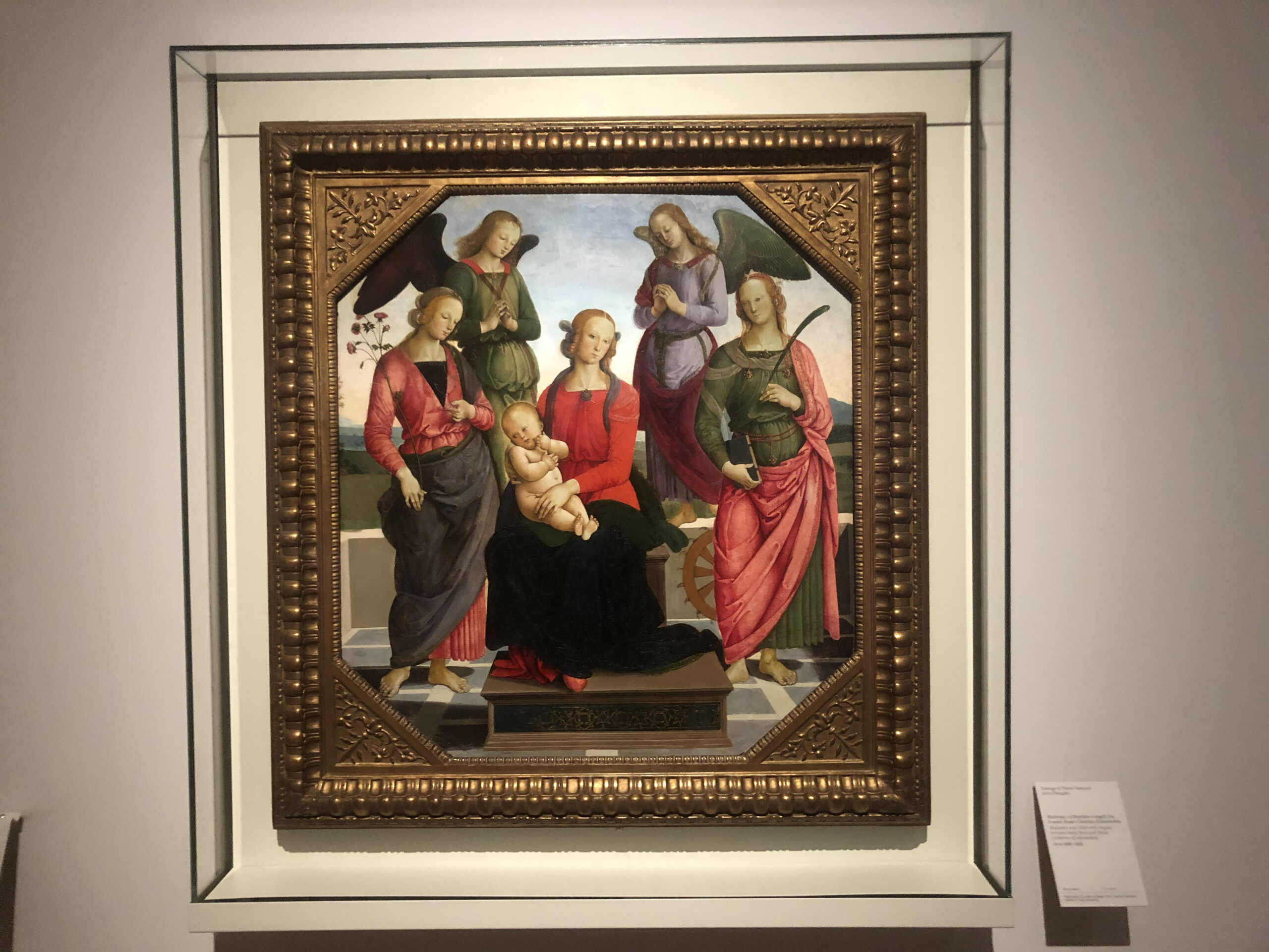 Santa Rosa dipinto Perugino