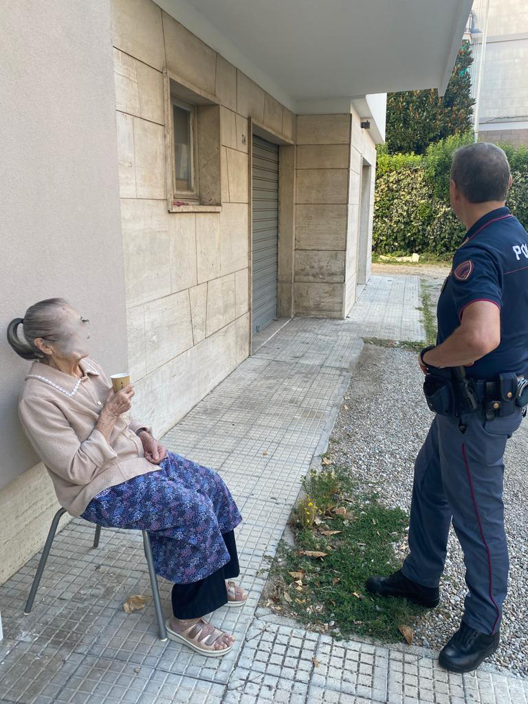 Foto anziana smarrita Viterbo