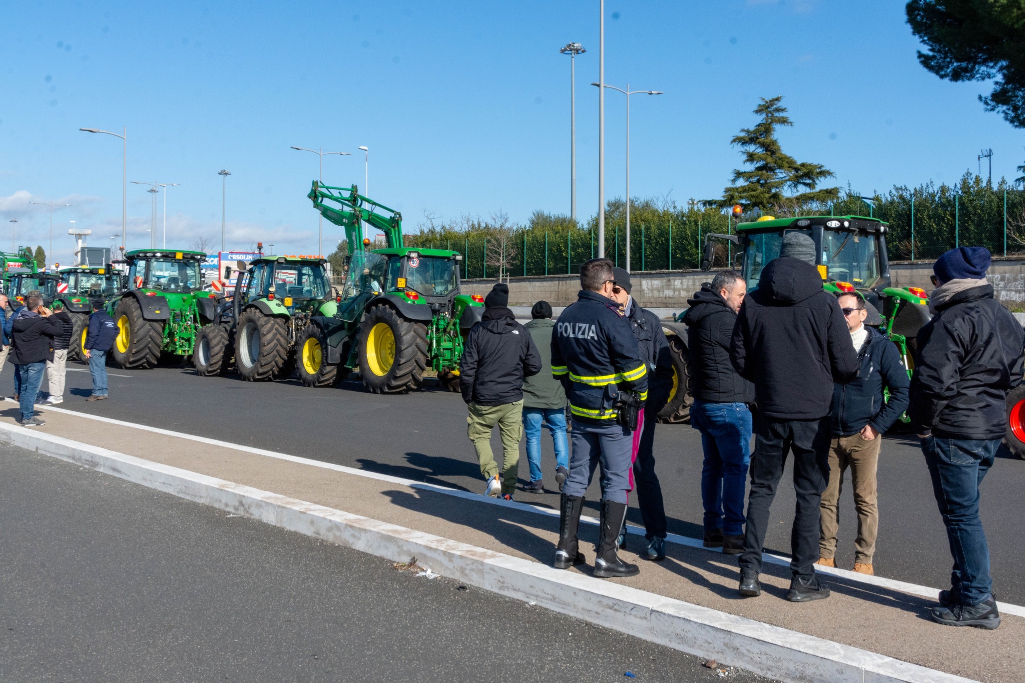 Foto sciopero agricoltori