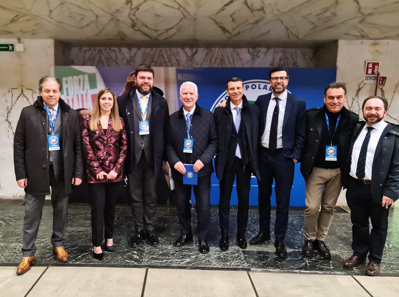 La delegazione di Forza Italia Viterbo al Congresso Nazionale di Forza Italia