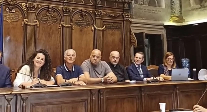 Foto conferenza stampa Trasporto Santa Rosa 2024
