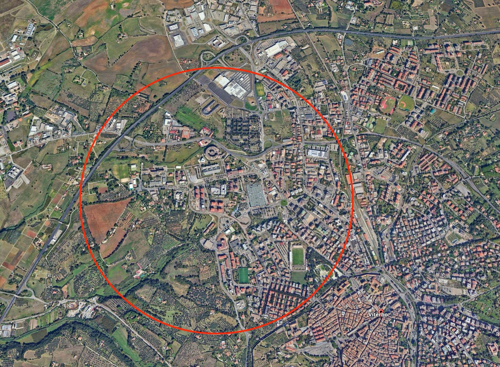 area 1 km