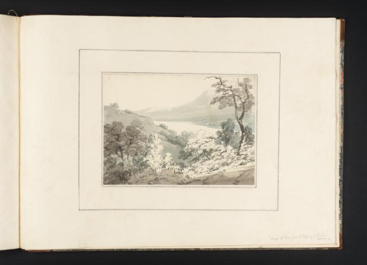 Lago Di Vico from the Hill of Viterbo c.1794-8 by Joseph Mallord William Turner and Thomas Girtin 1775-1851, 1775-1802