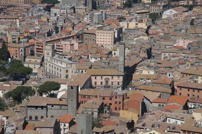 Viterbo dall'alto