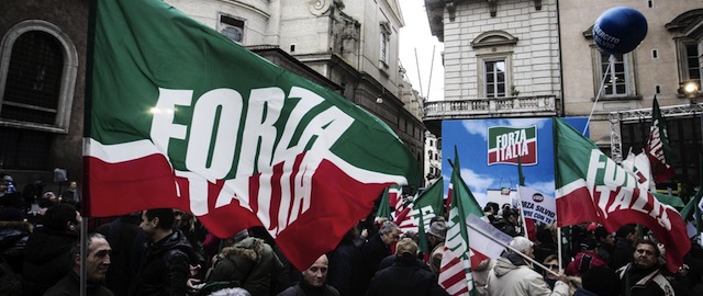 Rally in support of Silvio Berlusconi